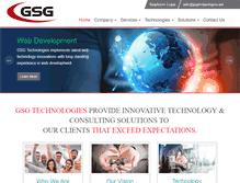 Tablet Screenshot of gsgtechnologies.net